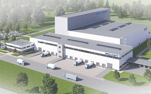 Böllhoffs Logistikzentrum im sächsischen Oelsnitz-Taltitz