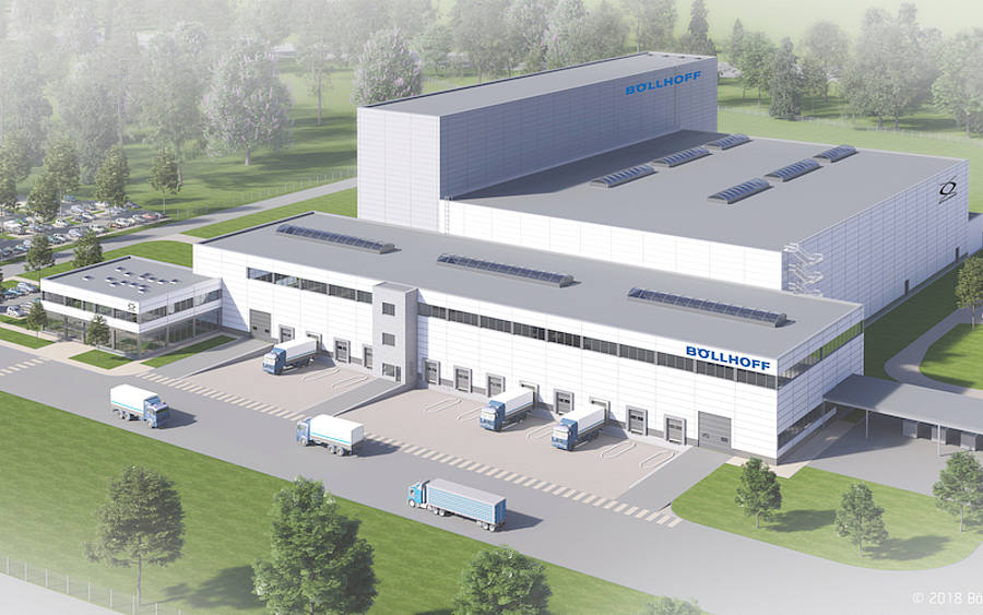 Böllhoffs Logistikzentrum im sächsischen Oelsnitz-Taltitz