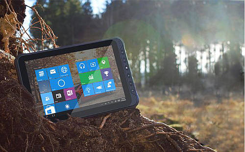 Bressner Tablet im Wald