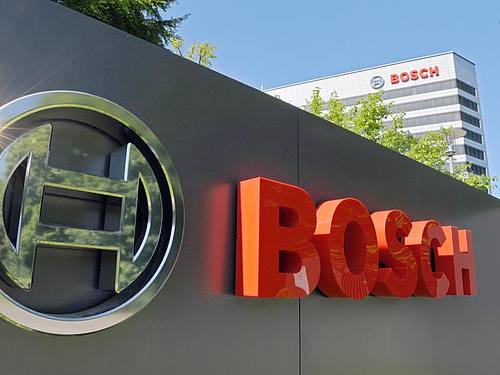 Bosch Firmenlogo. Foto: Marijan Murat/dpa