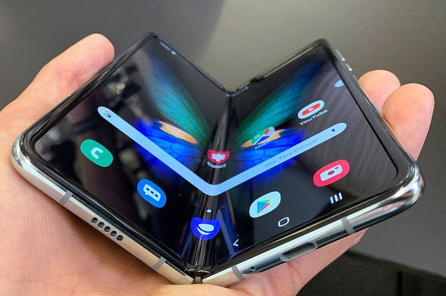 Das Smartphone "Galaxy Fold" von Samsung.
