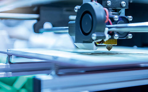 3D-Drucker beim diucken
