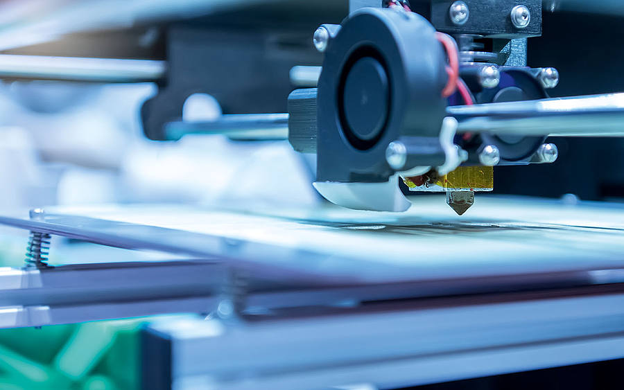 3D-Drucker beim diucken