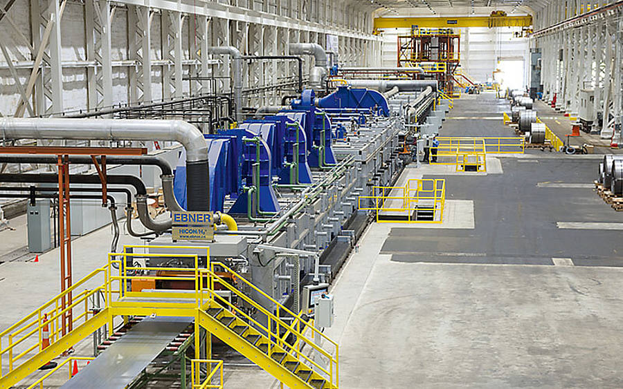Fabrikanlage von Ebner Industrieofenbau