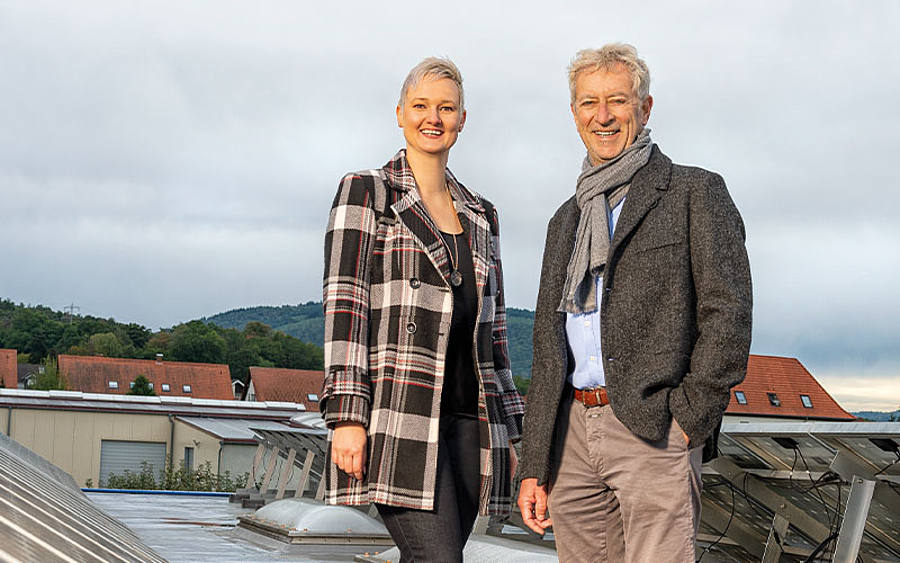 Geschäftsführer Peter Josef Ott und Managerin Sandra Schüßler 