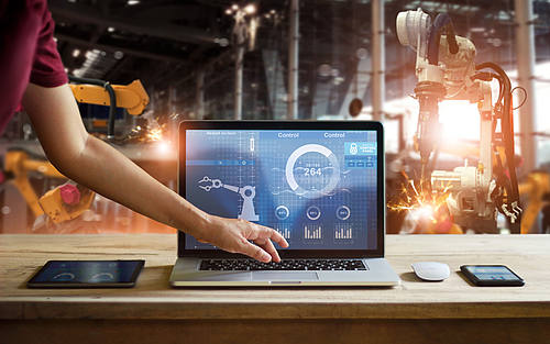 Iot-Anwendung in der Fabrik