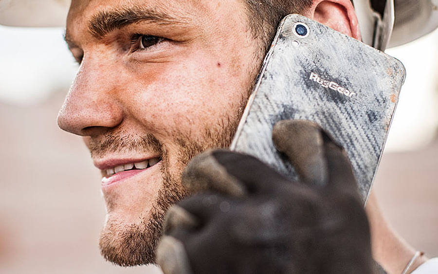 Das RG850-Smartphone von Ruggear