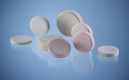 Tabletten in verschiedenen Größen