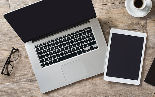 Notebook und Tablet