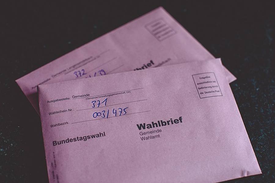 Wahlbriefe für die Bundestagswahl