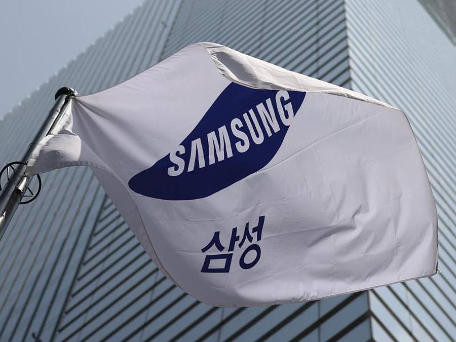 Samsung-Hauptsitz in Seoul. Der anhaltende Nachfrageboom für Chips hat Samsung erneut deutliche Zuwächse beschert. Foto: YNA/dpa