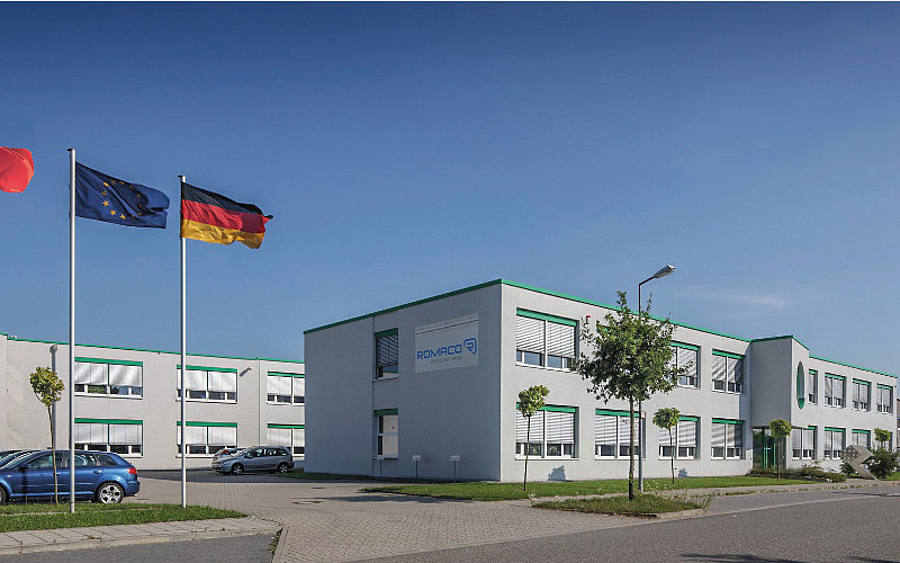 Hauptsitz der Romaco Group in Karlsruhe