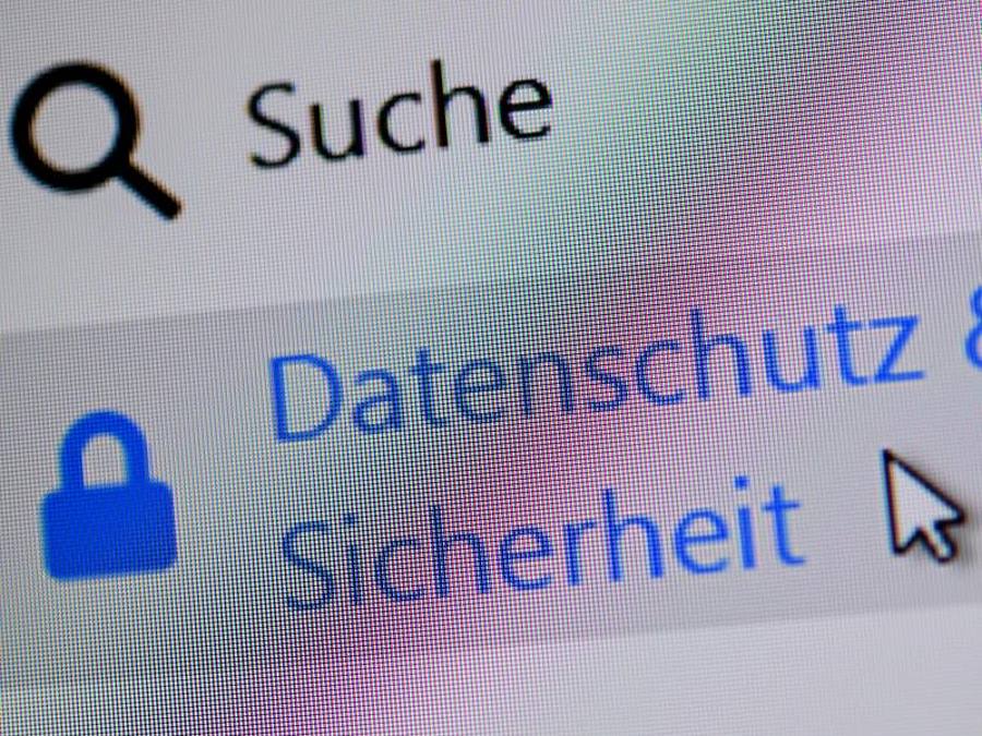Webansicht einer Suchmaschine Thema Datenschutz