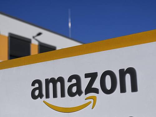 Amazon Logo. Foto: Ina Fassbender/dpa/Archivbild
