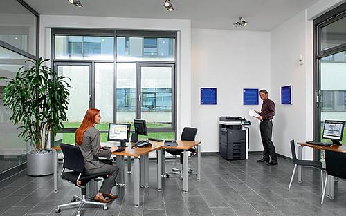 Drucker im Büro, Bildquelle: Konica Minolta