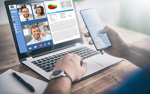 Mobilgeräte im Home Office