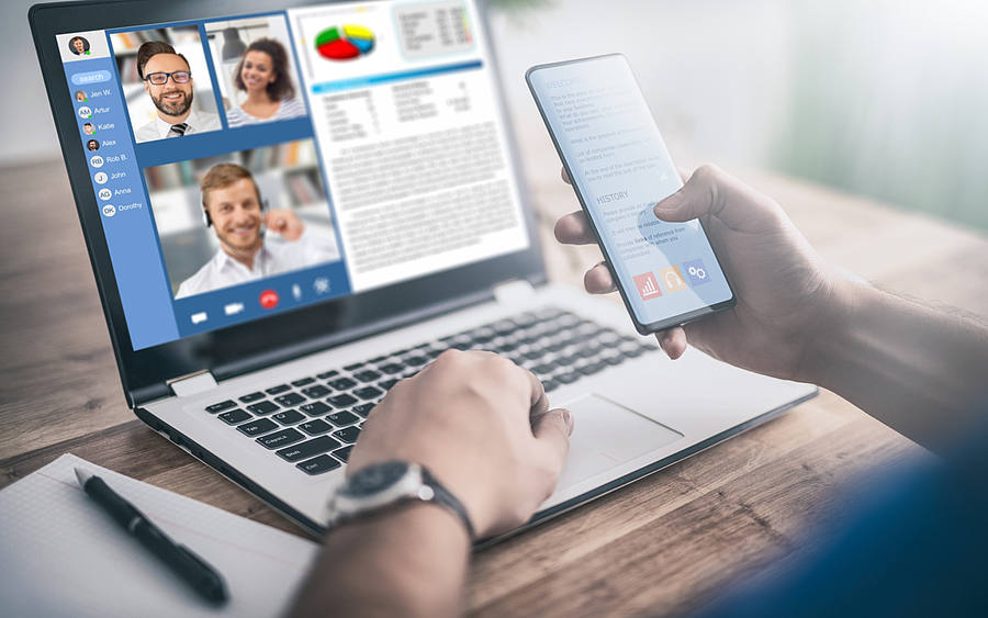 Mobilgeräte im Home Office