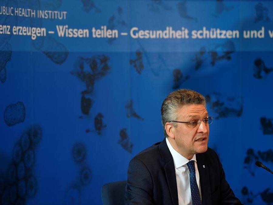Der Präsident des Robert Koch-Instituts, Lothar Wieler. Foto: John Macdougall/AFP-Pool/dpa