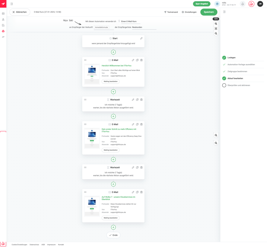 E-Mail-Automation mit rapidmail