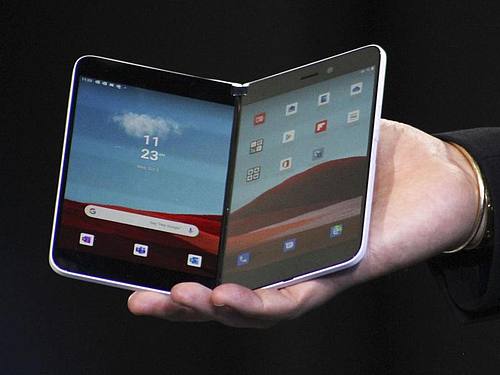 Das Tablet Surface Neo von Microsoft Corp. Foto: ---/kyodo/dpa