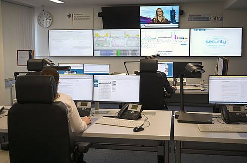 Das bisher genutzte IT-Lagezentrum 