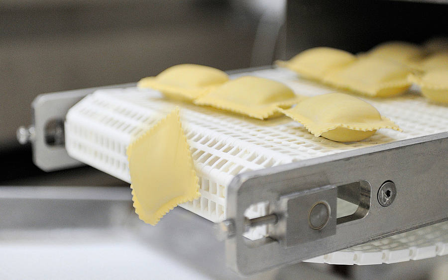 Produktion von Maultaschen