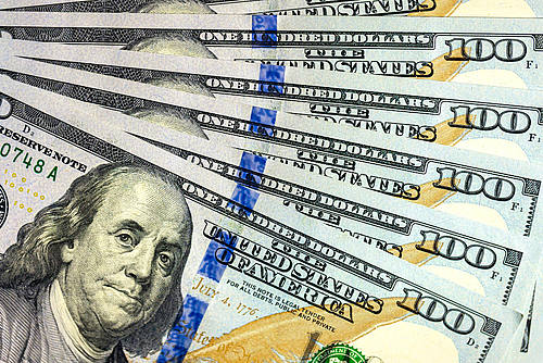 100 Dollar Banknoten