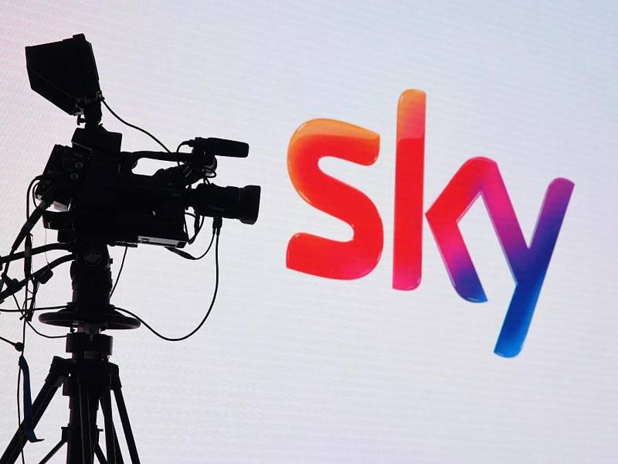 Das Logo des Pay-TV-Anbieters Sky
