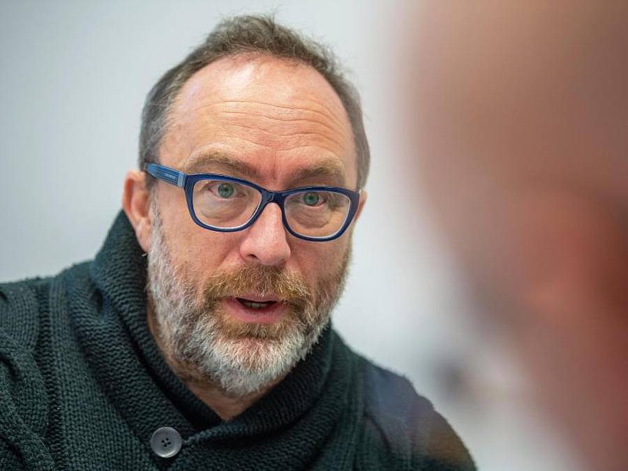 Jimmy Wales, Mitbegründer der Online-Enzyklopädie Wikipedia ((Bildquelle: Lino Mirgeler/dpa))