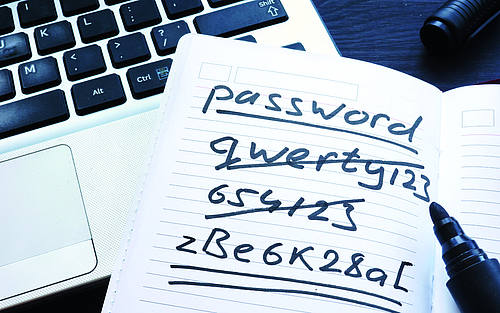 Mehr Passworthygiene ist gefragt