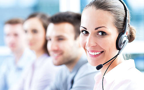 Callcenter-Agentin