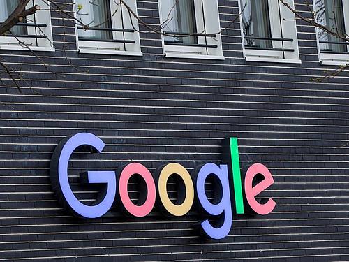 Blick auf das Gebäude des Google-Entwicklungszentrums in München. Foto: Marc Müller/dpa