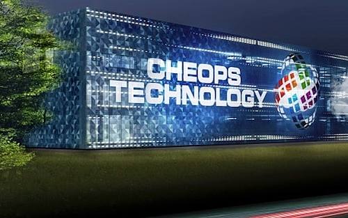 Firmenzentrale von Cheops Technology in Canéjan nahe Bordeaux