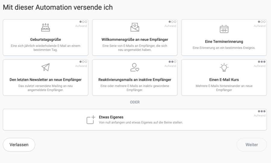 rapidmail Vorlagen