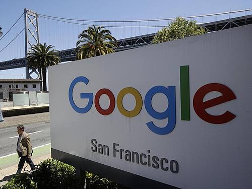 Google Schild Konzern