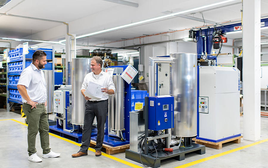 Dave Meike IT-Leiter bei Beko Technologies und Norbert Strack Geschäftsführer bei Beko Technologies