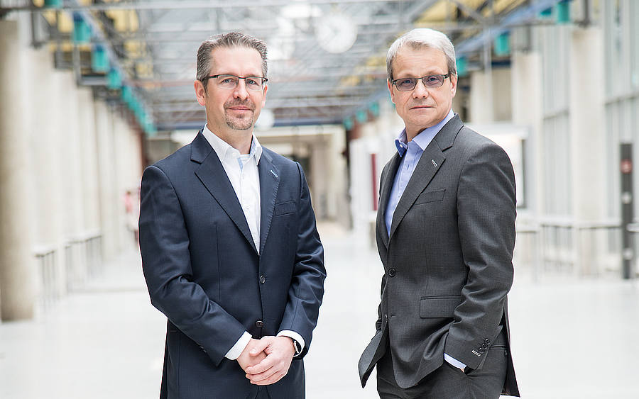 Marcus Boness (links) und Matthias Finsterer, Blue Stec GmbH
