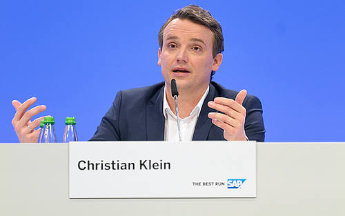 SAP-CEO Christian Klein 