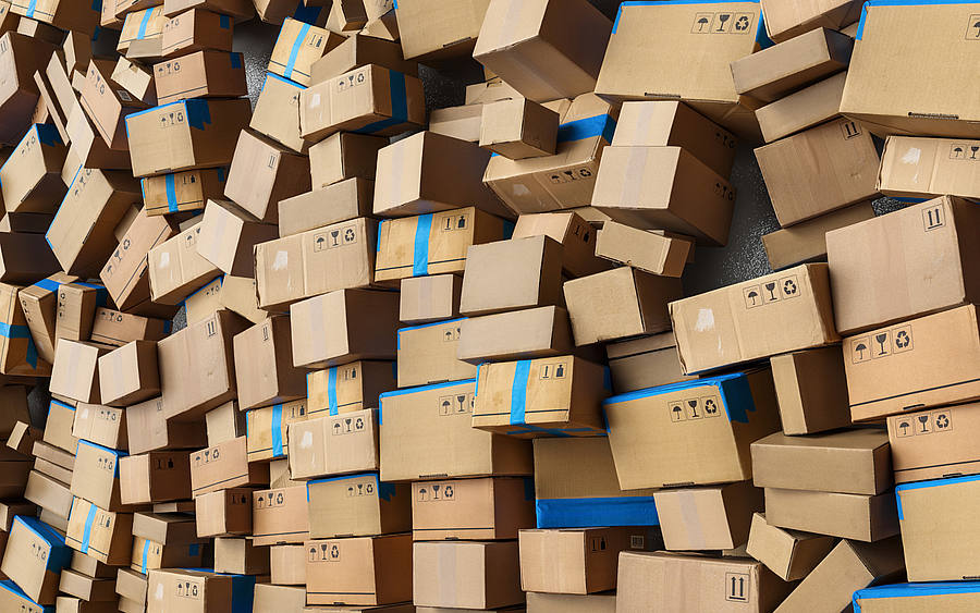 Paketstapel