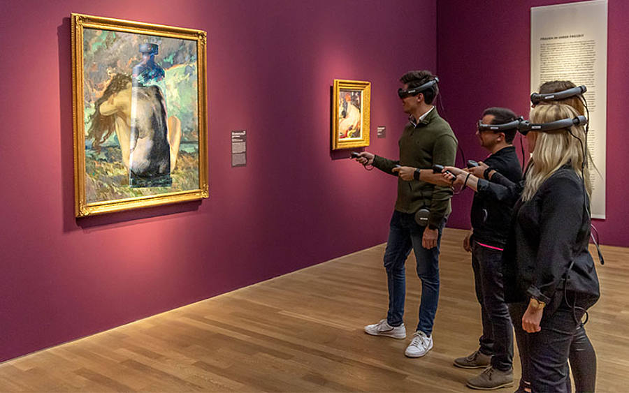 AR-Anwendung in der Kunsthalle München