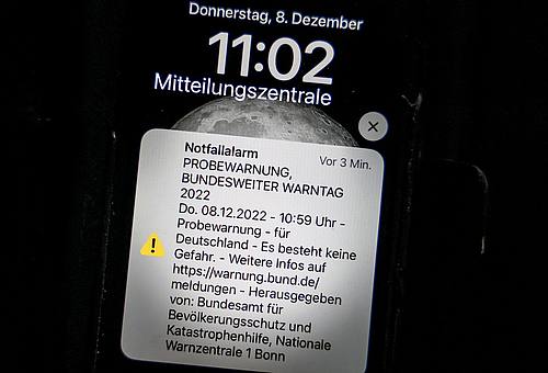 Probewarnung