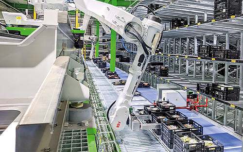 produzierende Roboter 