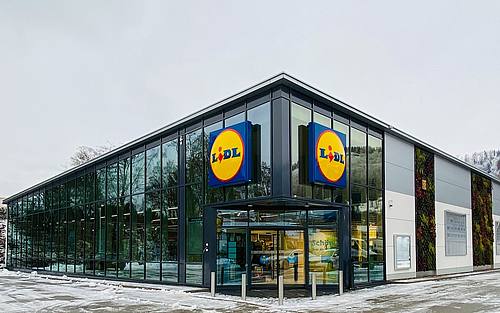 Lidl-Filiale in Holzbauweise