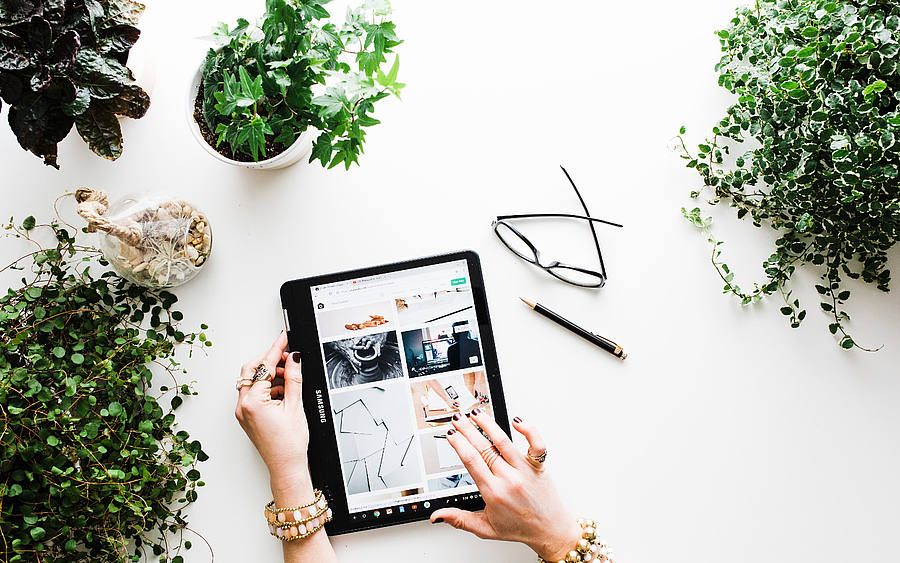 Shopping via Tablet