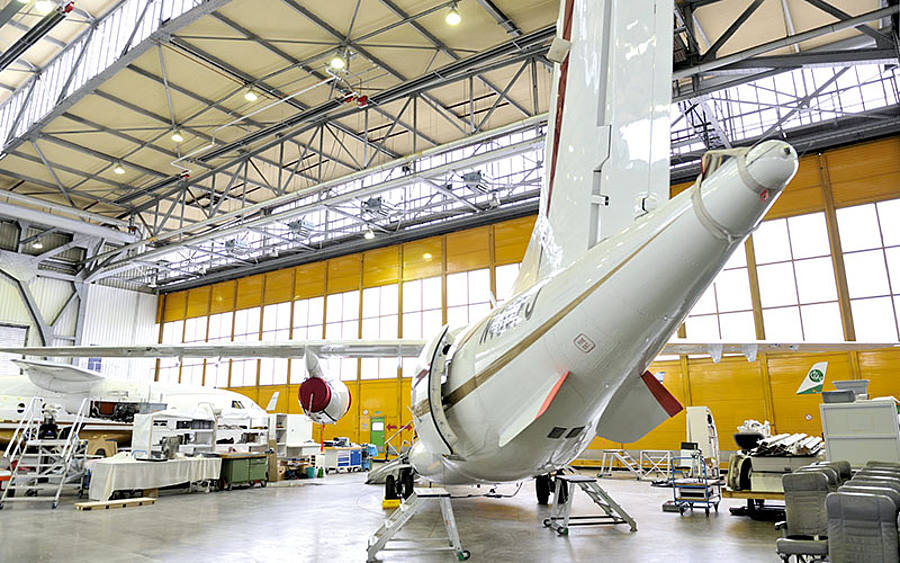 Heizlösungen für Flugzeughangar