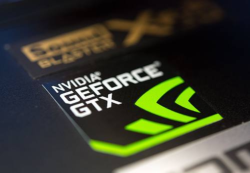 Eine Nvidia-Grafikkarte.