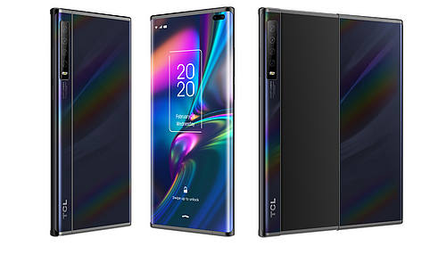 Ausziehbares Smartphone-Display-Konzept von TCL