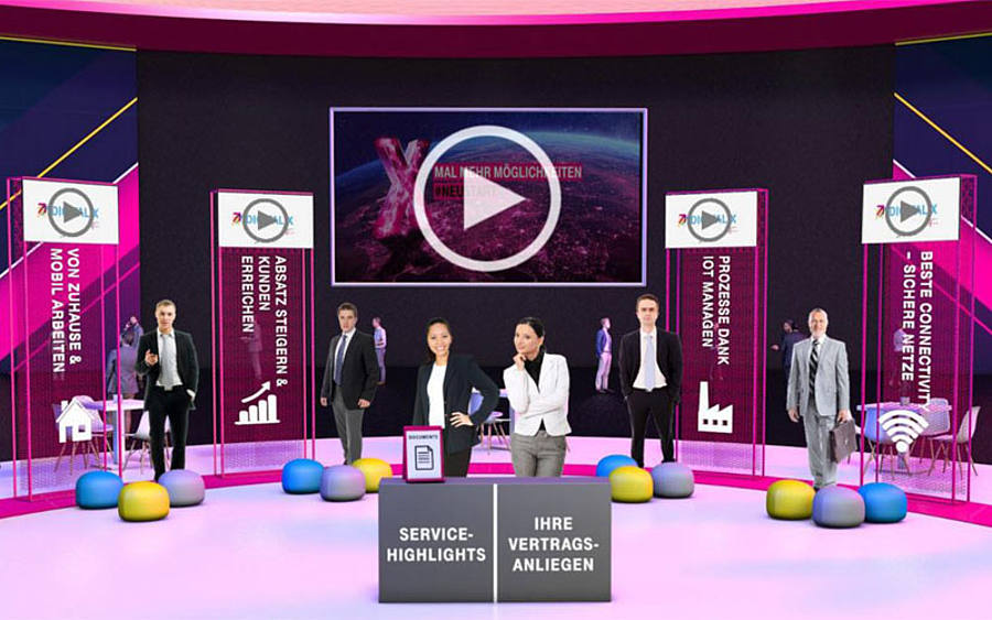 virtuelle Keynotes und Live-Chats
