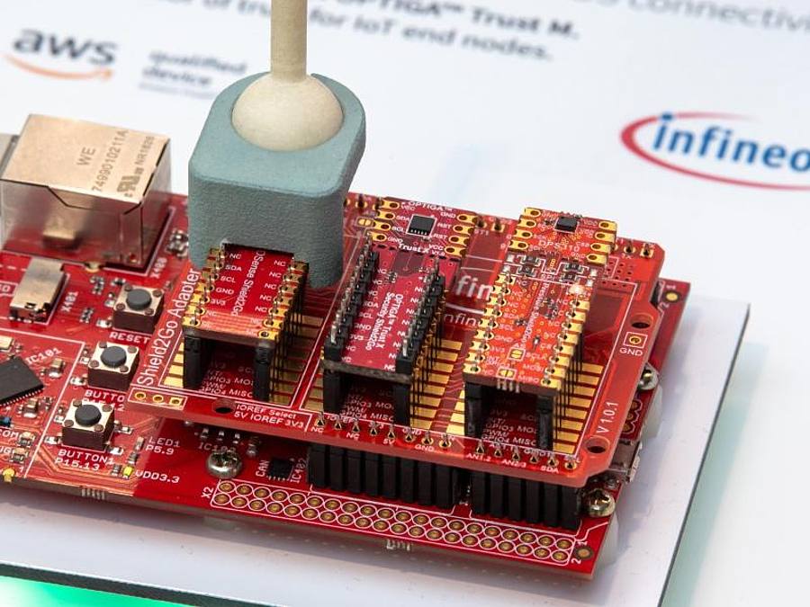 Chiphersteller Infineon. Foto: Peter Kneffel/dpa