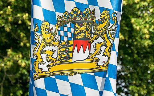 Flagge Bayern, Bildquelle: Thinkstock/iStockphoto